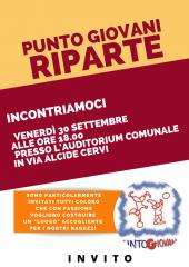 Invito 30 settembre 2022 ore 18:00